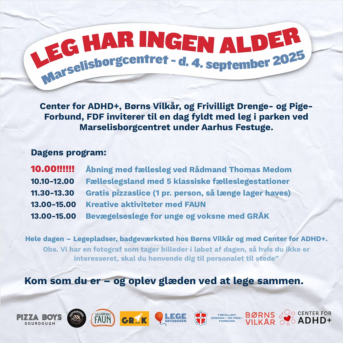 Leg har ingen alder - Aarhus festuge i Marselisborgparken