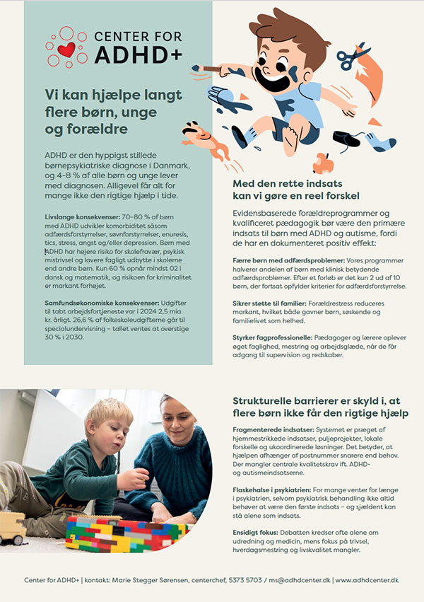 Præsentation af Center for ADHD+
